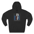 Skull Panel Hoodie — 'Maybe I Was' Graphic Fleece Pullover