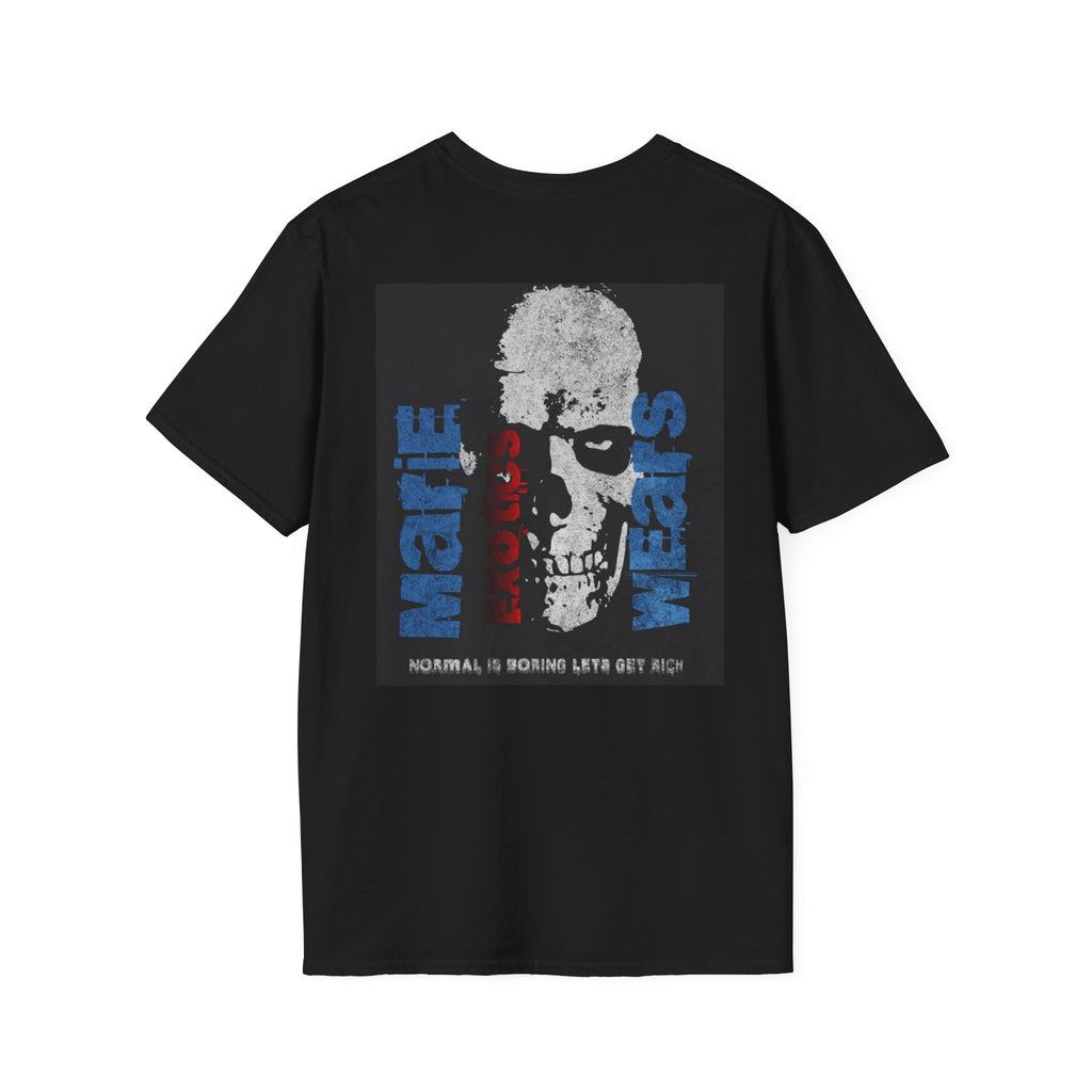 Skull Graphic T-Shirt — 'Nature vs Wears' Distressed Horror Tee