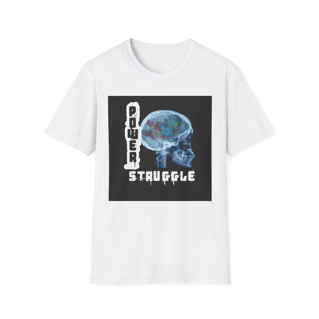 Power Struggle Skull T-Shirt — Vintage X-Ray Skull Graphic Tee