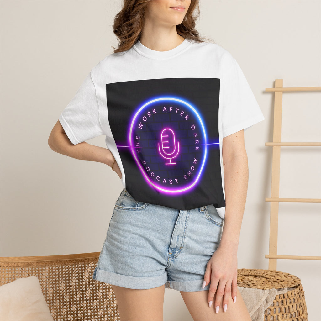 Work After Dark Unisex Garment-Dyed T-shirt