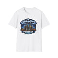 Work After Dark Podcast T-Shirt – Night Cityscape Logo Tee