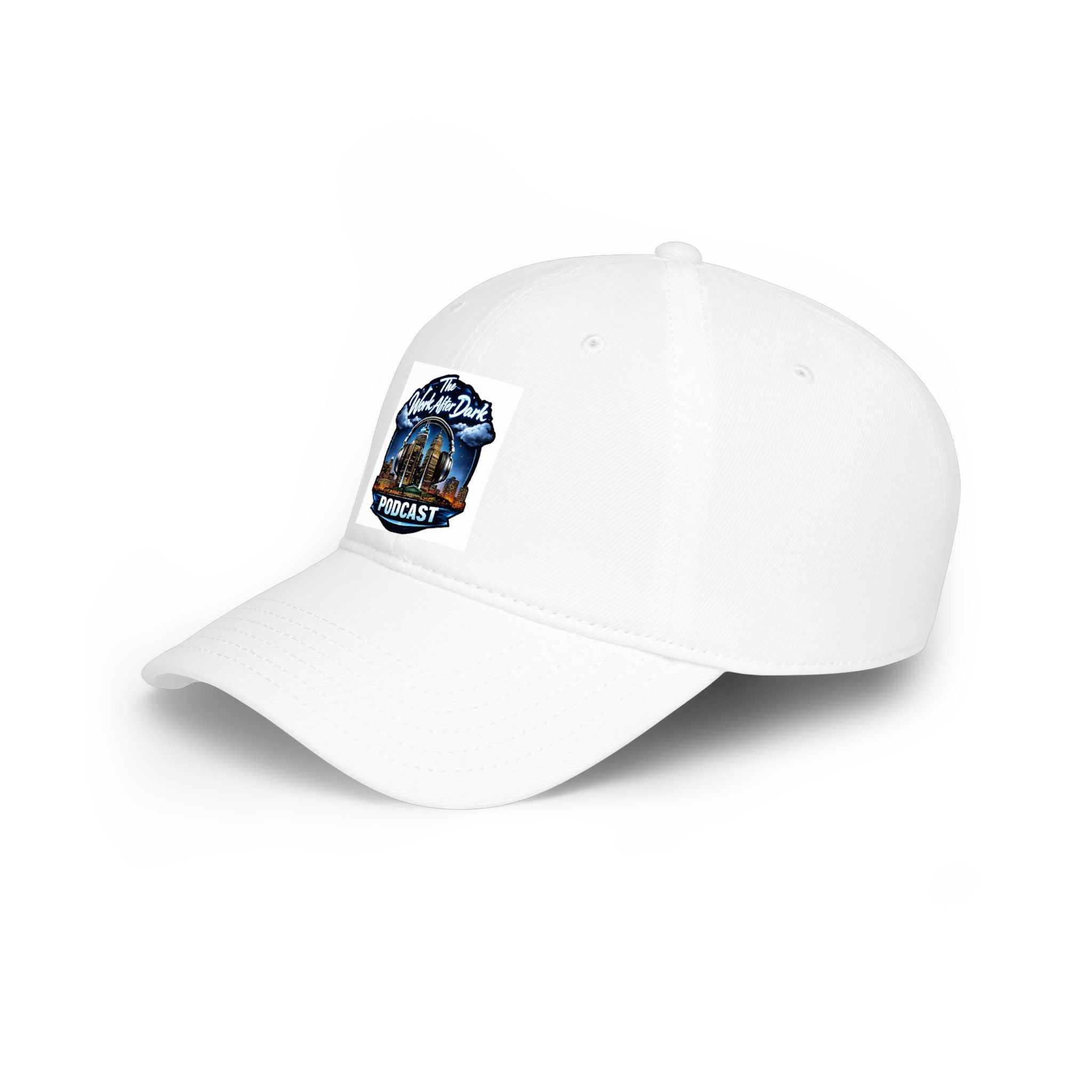 Podcast Logo Baseball Cap — "WealthWire Daily" Branded Low Profile Hat
