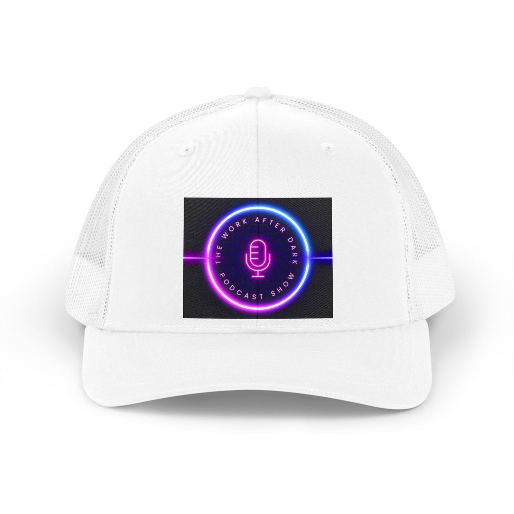 Retro Neon Microphone Trucker Hat