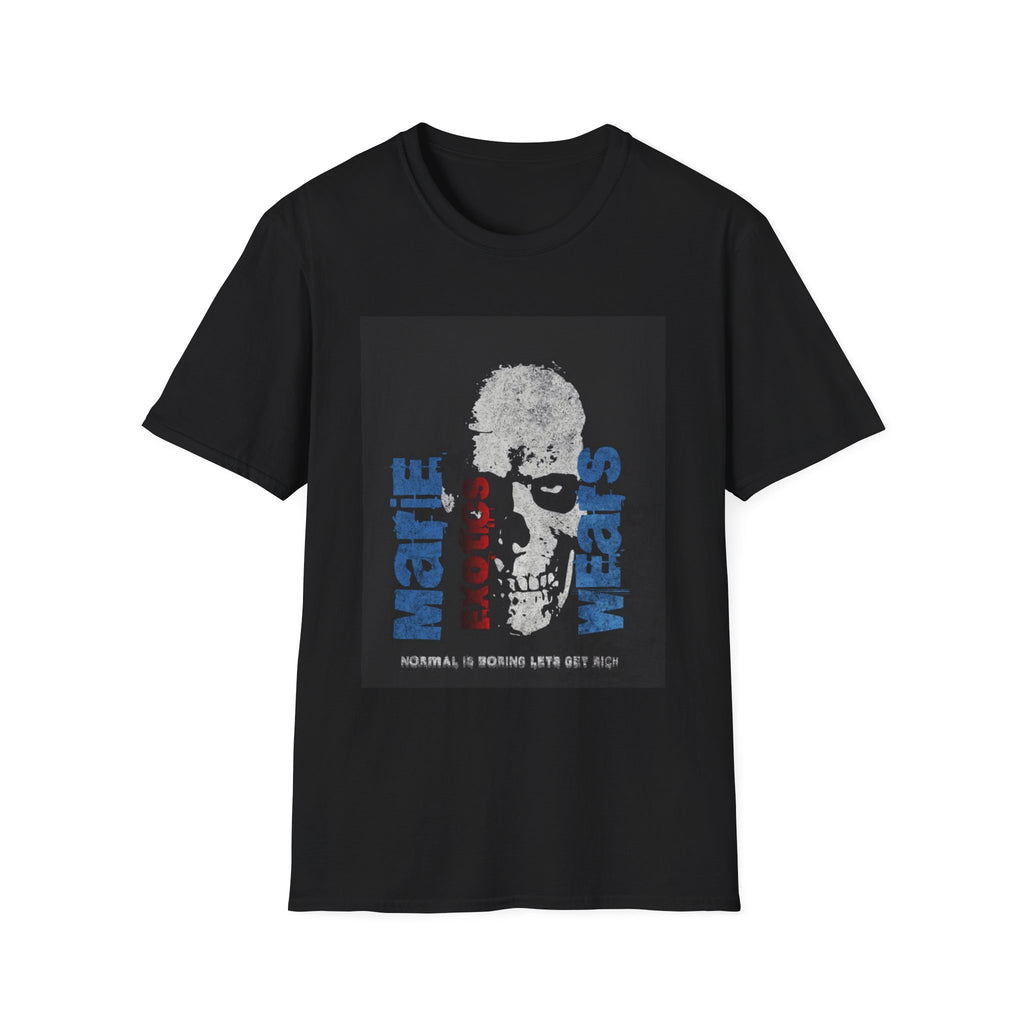 Skull Graphic T-Shirt — 'Nature vs Wears' Distressed Horror Tee